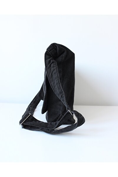 DEEFWEAR Geantă Messenger din denim imprimată pentru fete