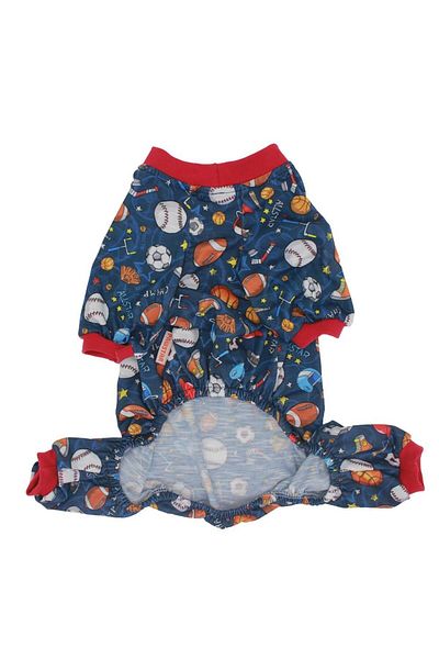 Pawstar Sport Rompers Sports Cat Dog Combed Cotton Pajamas Jumpsuit