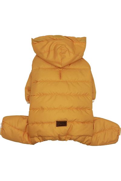 Pawstar Yellow Sport Romper Jumpsuit-coat Raincoat Cat Dog Outfit for Small and Medium Breeds