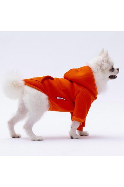 Pettrend Orange Kangaroo Pattern - Cat Dog Hoodie Sweatshirt