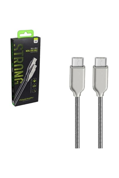 KEEPRO Metal Typec Typec Kablo 1 Metre Iki Ucu Typec Kaliteli Kablo