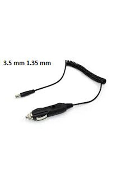 KEEPRO Çakmak spiral kablolu 12 volt 3.5 mm 1.35 mm şarj adaptör radar tespit cihazı adaptörü 1 metre kablo