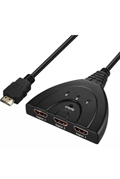 KEEPRO 3 port hdmi switch kablolu hdmi çoklayıcı