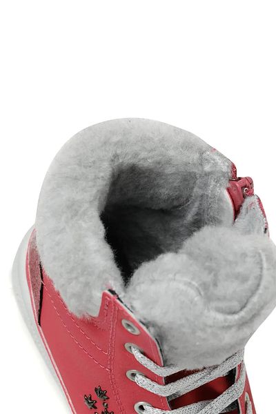 Kid's World Γούνινες Cold Proof Girls Glittery μπότες με φερμουάρ