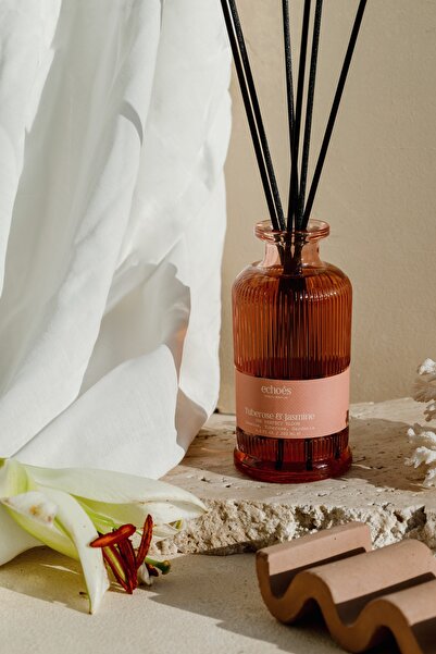 Echoes Candle & Scent Lab. Tuberose & Jasmine Kokulu Çubuklu Oda Kokusu 200 ml