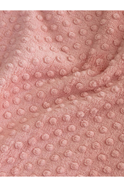 LC Waikiki LCW HOME Uçuk Pembe Tomurcuk Desenli Wellsoft Bebek Battaniyesi 90x110 Cm