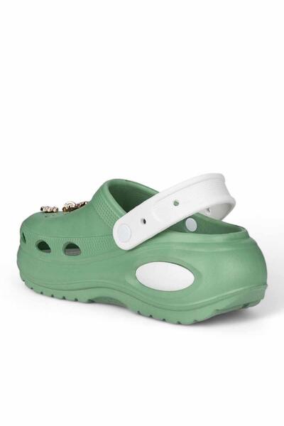 rekorsport Women's High Sole Stoned Sea Pool Sabot Doctor Nurse Hospital Comfort Daily Women's Slippers Shoes