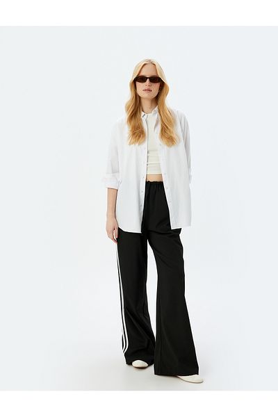 Koton Pocketed Side Stripe Detailed Sweatpants