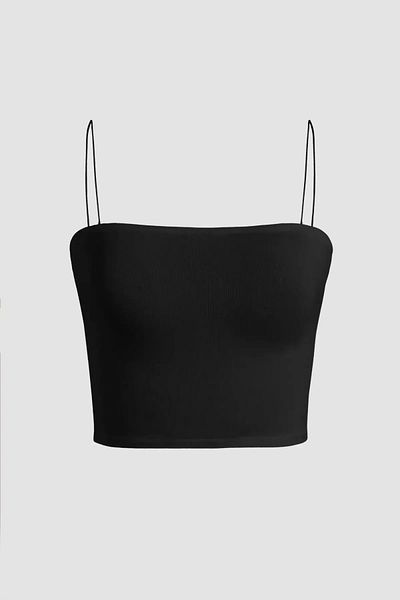 Hiccup Τετράγωνο γιακά Crop Top