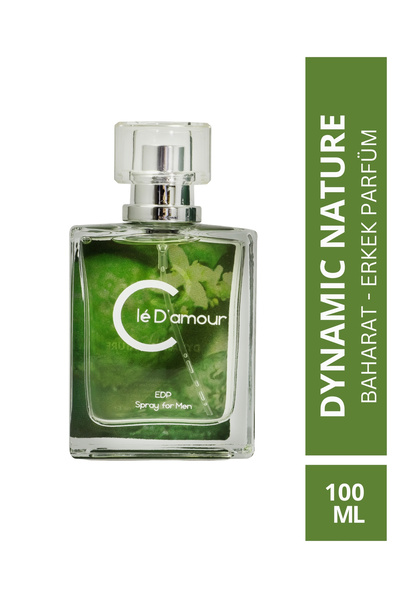 Clé D'amour Cle D'Amour DYNAMIC NATURE (Turunçgil/Baharat) Men - Erkek Parfüm...