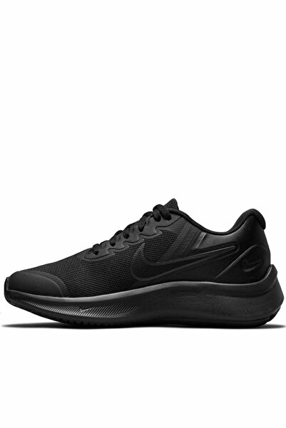 Nike Star Runner 3 (Gs) Kadın Yürüyüş Koşu Ayakkabı DA2776-001-Siyah