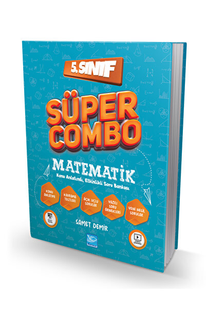 Karaca Eğitim Yayınları Süper Combo Matematik 5. Sınıf Soru Kitabı