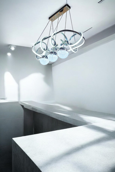 KLAS AYDINLATMA KUZEY SIRALI LÜX MODERN LEDLİ AVİZE