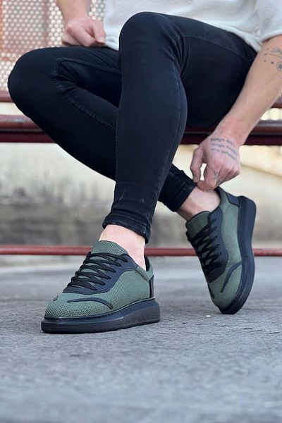TB Terzi Bey Terzi Bey Tb019 Khaki Knitwear Men's Casual Shoes