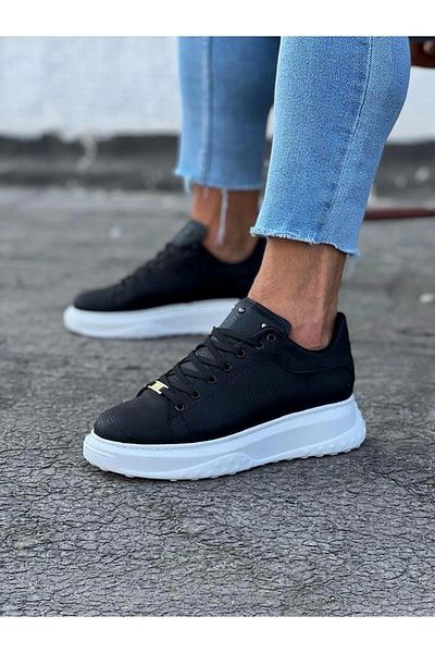 TB Terzi Bey Terzi Bey Tb501 Black Men's High Sole Shoes