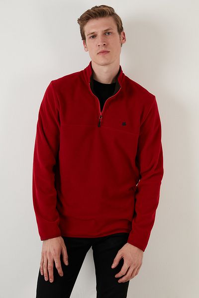 Buratti Ανδρικό Winter Fleece - Slim Fit, Anti-pilling, Bato Collar, Non-pilling 5906001