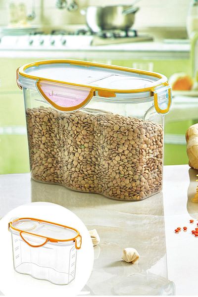 Hayveys Heating and Food Storage Container with Scale Lock Lid 1.2 Lt