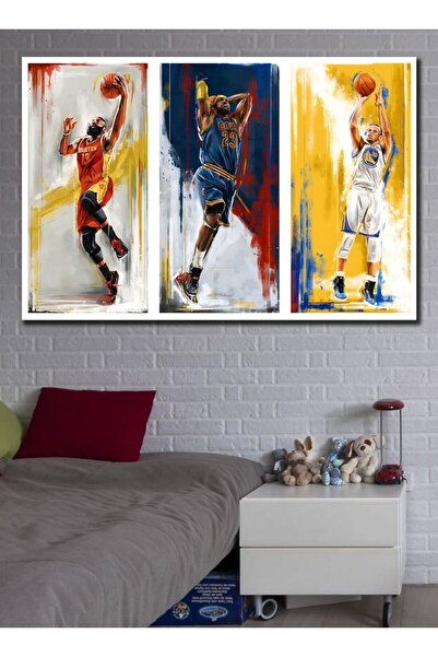 Şehzat Design Nbaefsane Basketbol Oyuncuları Kanvas Tablo
