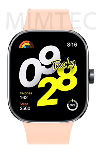 mimtec Xiaomi Redmi Watch 4 Uyumlu Kordon Akıllı Saat Bileklik Kordonu Yumuşak Silikon Kayış