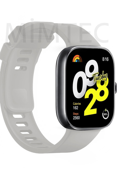 mimtec Xiaomi Redmi Watch 4 Compatible Band Smart Watch Bracelet Watchband Soft Silicone Strap