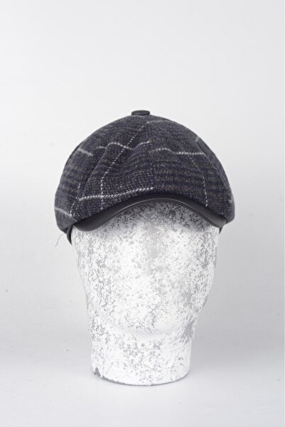 Armalı Şapka Зимова 8-шарова кашкетна шапка з натуральної овечої шкіри, модель Peaky Blinders, чоловіча