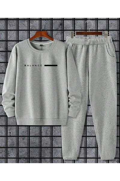 CAST COLLECTİON Ανδρική φόρμα γκρι Balance Summer Oversize