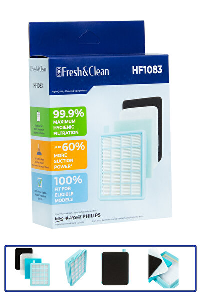 Pro Fresh & Clean Σετ φίλτρων συμβατό με την ηλεκτρική σκούπα Philips FC 9323...