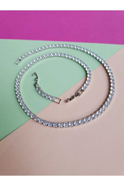 anadolusilver Suyolu Kolye - 925 Ayar Gümüş Suyolu Kolye - 3 MM