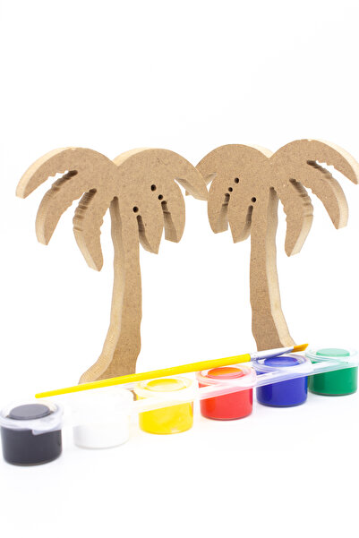 na neşeli ahşap Ahşap Palmiye Figürü, Ramazan Hurma Ağacı Dekor ahşap Boyama ...