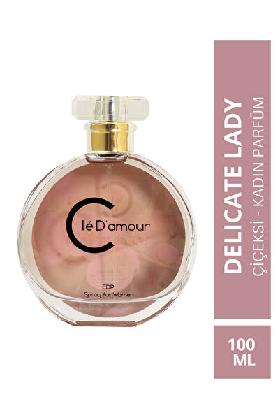 Clé D'amour Cle D'amour Kadın Parfüm 100 ml - Delicate Lady (ÇİÇEKSİ) Women -...