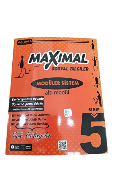 Artı Zeka Yayınları 5. Sınıf Maxımal Sosyal Bilgiler Modüler Sistem Seti (6 M...