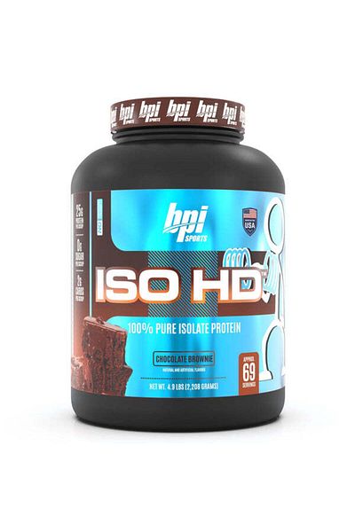 BPI SPORTS ISO HD، براوني الشوكولاتة، 4.9 رطل