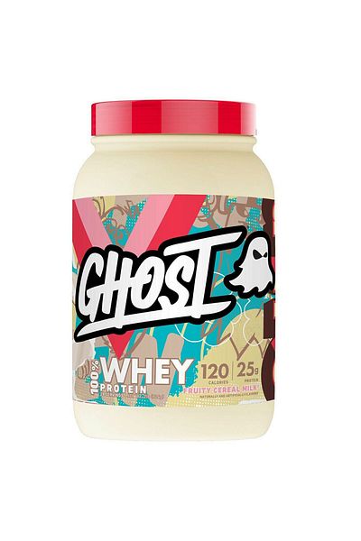 Ghost 100% Whey Protein, Fruity Cereal Milk, 2 LB