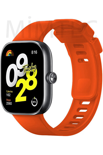 mimtec Xiaomi Redmi Watch 4 Uyumlu Kordon Akıllı Saat Bileklik Kordonu Yumuşak Silikon Kayış