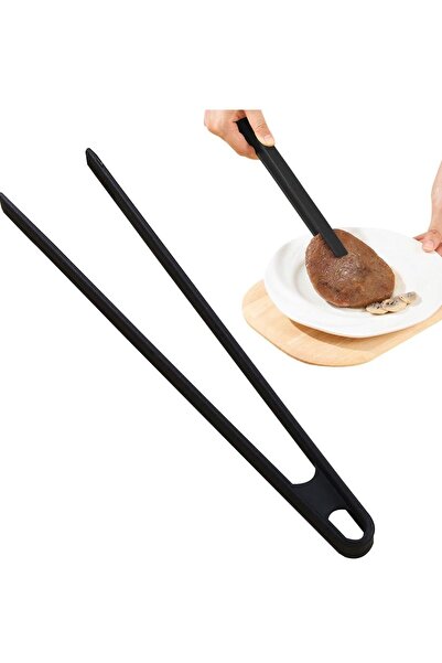 YDGR 1Pc Silicone Tweezers 30cm Non-Stick Anti-Scratch Silicone Kitchen Tongs Heat Resistant