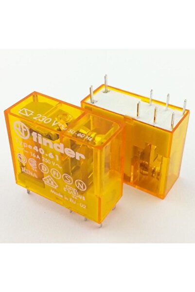 finder 40.61.8.230.0000 220v 16a Ac Tek Kontak Minyatür Pcb Röle 5 mm