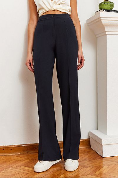 Bianco Lucci Damenhose aus Palazzo-Stoff 60251893