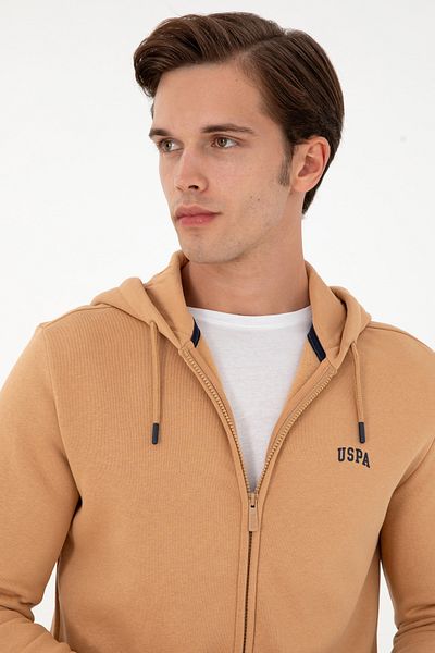 U.S. Polo Assn. Men's Camel Sweatshirt 50293146 -Vr015
