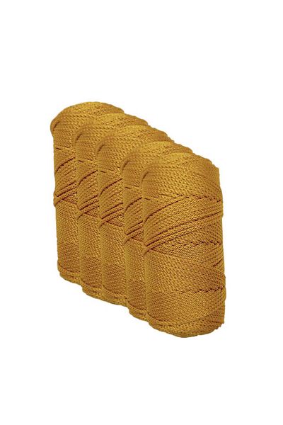 hobimon   Polyester Macrame, 5X100 Gr. 100 Gr. Package