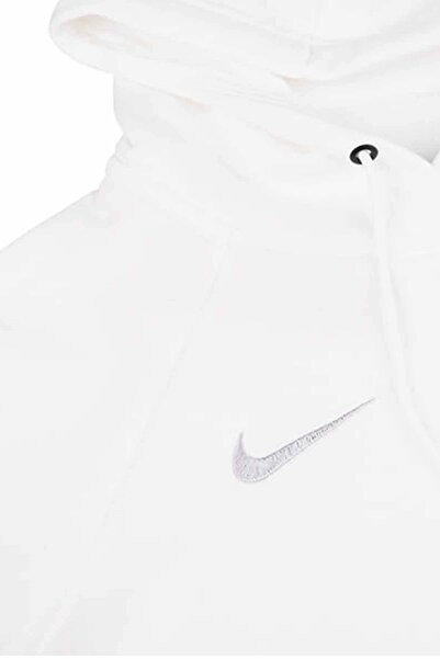 Nike W Nk Flc Park20 Po Γυναικείο φούτερ CW6957-101-ΛΕΥΚΟ
