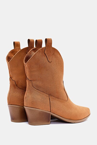 Bestyle Tepic Kadın Camel Western Bot