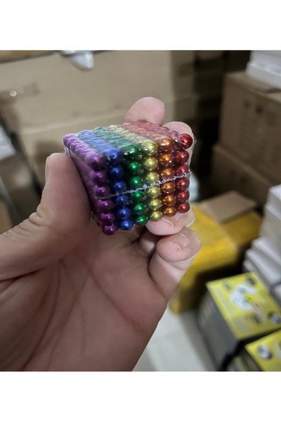 biyeniliklazim Neocube mıknatıs boncuk mıknatıs zeka küpü eğitici oyuncaklar 6mm büyük boy 216 adet