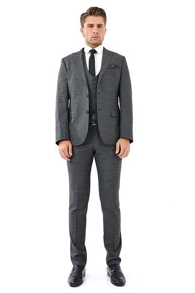 Presto بدلة سترة Slimfit باللون الأسود - 6 Drop 790-001