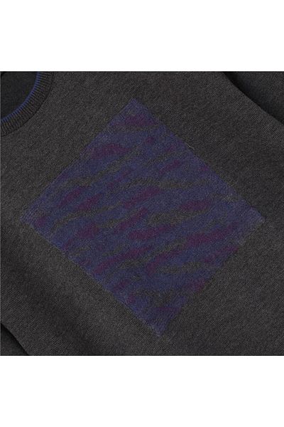 Dio Rise Men's Long Sleeve Crew Neck Anthracite Knitwear Sweater - 189283   - Anthracite