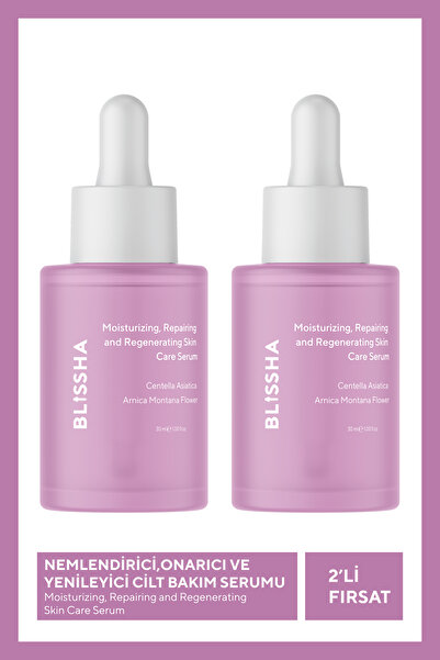 blissha 2'li Nemlendirici,Onarıcı ve Yenileyici Cilt Bakım Serum 30 ML (Cente...