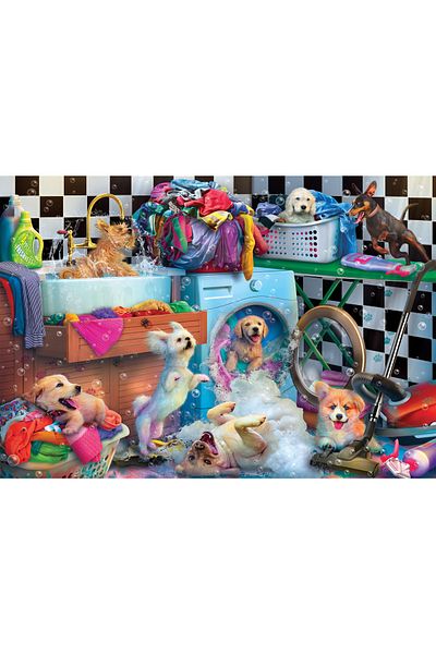 Anatolian Puzzle 260 Piece XL Jigsaw Puzzle - Fun in the Bathroom 3347