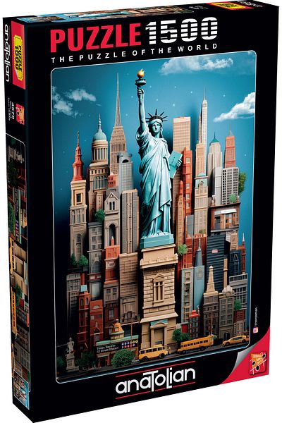 Anatolian Puzzle 1500 Piece Jigsaw Puzzle - New York 4578