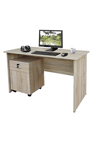 Mahmayi طاولة كتابة MP1 مقاس 100×60 مع درج متحرك - مكتب عصري للمنزل والمكتب (...