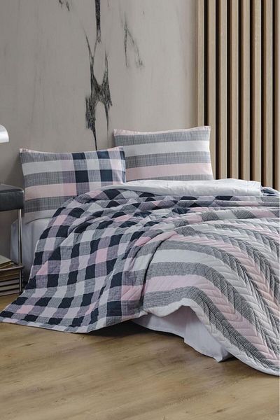 Kristal Solar Double Four Seasons Duvet Cover Set Pink