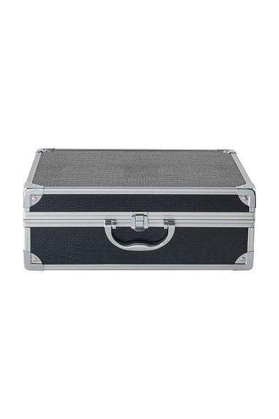 Bianca Bella Metal Accessories and Makeup Bag Black BL-84755